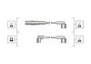 Комплект проводів запалювання (виробництво Magneti Marelli кор... MSQ0048) MAGNETI MARELLI 941319170048 (фото 1)