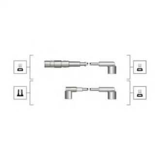 Комплект проводів запалювання (виробництво Magneti Marelli кор... MSQ0048) MAGNETI MARELLI 941319170048