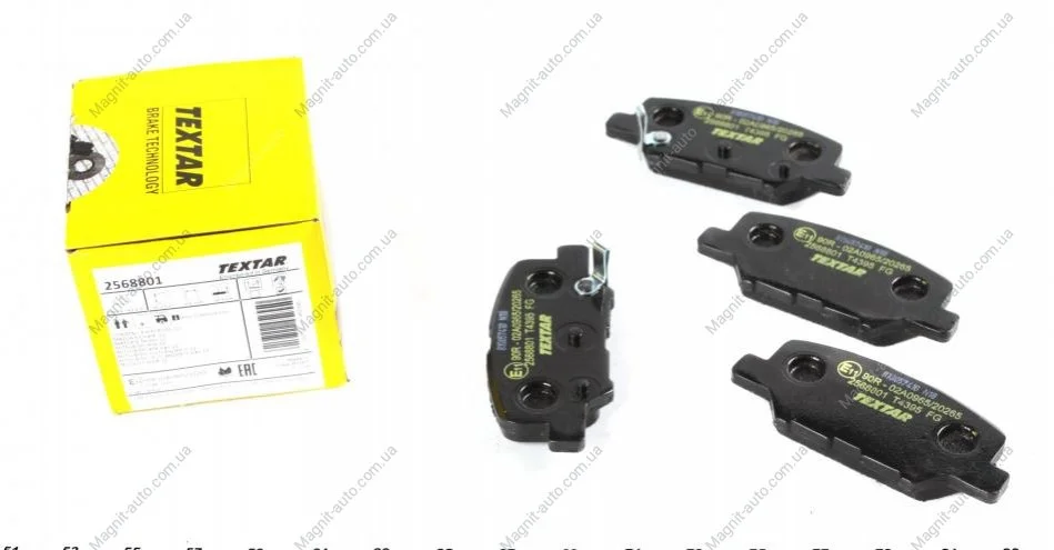 Тормозные колодки CITROEN/MAZDA/MITSUBISHI C4/6/Outlander "R "10>> TEXTAR 2568801 (фото 1)