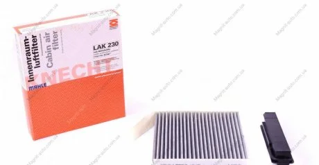 Фільтр салону Mahle DACIA/NISSAN/RENAULT Duster,Micra,Note,Clio,Logan 1,0i-1,6i-1,5Dci 03- MAHLE / KNECHT LAK230