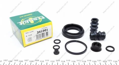 Ремкомплект гальмівного супорту ALFA 159 AUDI A 3, A 4 NISSAN PRIMASTAR OPEL VIVARO RENAULT TRAFIC S FRENKIT 241001