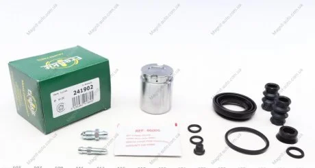 Ремкомплект гальмівного супорту AUDI A 3, A 4 NISSAN PRIMASTAR OPEL VIVARO RENAULT TRAFIC SEAT TOLED FRENKIT 241902