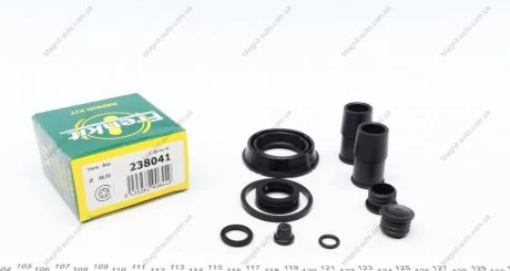 Ремкомплект гальмівного супорту FORD C-MAX, FOCUS MAZDA 3, 5 NISSAN PRIMERA OPEL SIGNUM, VECTRA, CAL FRENKIT 238041