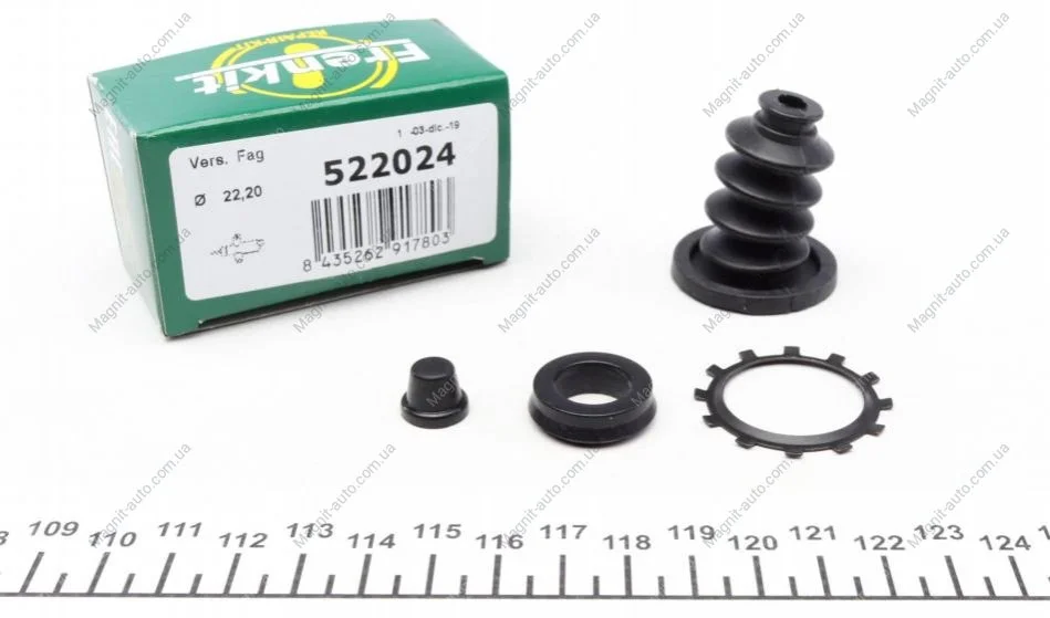 Ремкомплект робочого циліндра зчеплення SEAT TOLEDO VW GOLF, JETTA, VENTO VW PASSAT, SANTANA, TRANSP FRENKIT 522024 (фото 1)