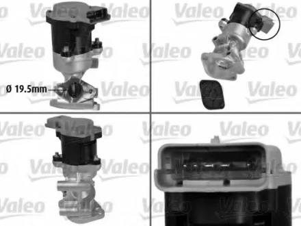 Клапан рециркуляції випускних газів (egr), citroen c6 2.7 hdi 24v Valeo 700410