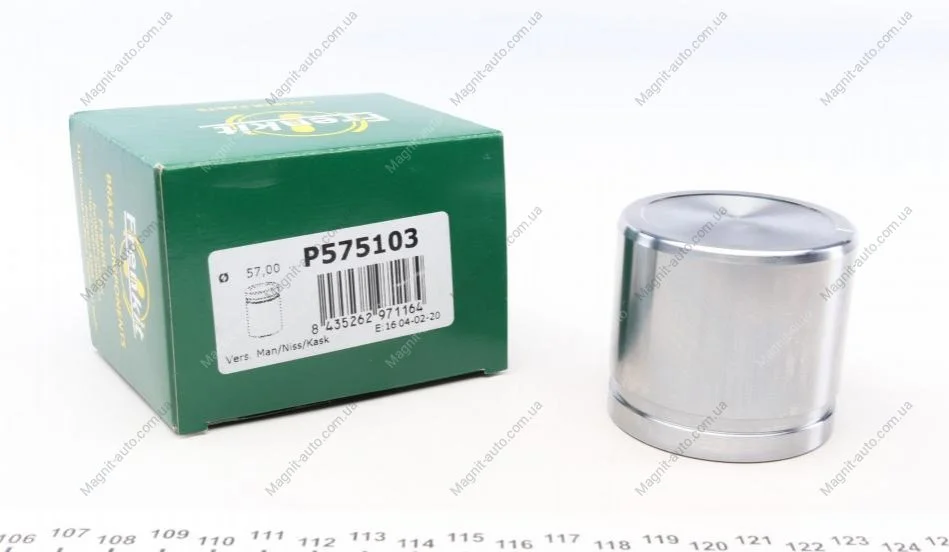 Поршень гальмівного супорта DAEWOO LEGANZA,TACUMA,EVANDA,HYUNDAI SONATA,KIA MAGENTIS,NISSAN PRIMERA FRENKIT P575103 (фото 1)