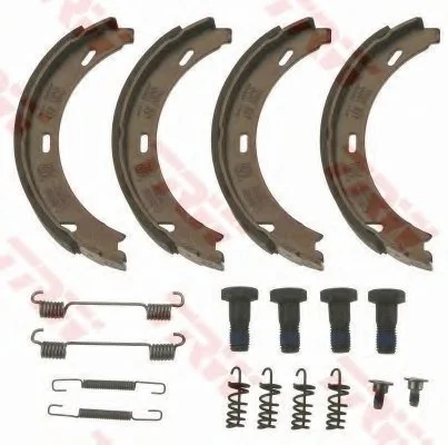 Тормозные колодки барабанные MERCEDES 260/300/400/420/500/600/CL420/CL500/CL600/E200/E300/S280/S300/ TRW GS8595 (фото 1)