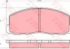 Колодки тормозные дисковые, комплект TRW GDB355 (фото 1)