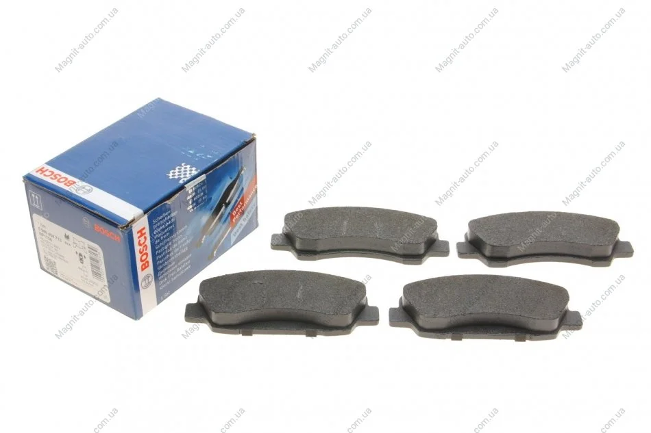 Дискові гальмівні колодки CITROEN/PEUGEOT C-Elysee/C4Cactus/301/308 F'1.2-2.013>> BOSCH 0986494713 (фото 1)