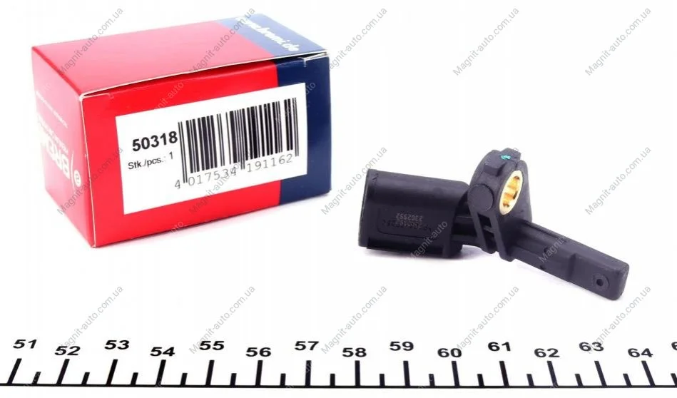 Датчик ABS Bremi AUDI/PORSCHE/SEAT A3/Carrera/Altea "FR/RR "1,2-5,7 "03-22 BREMI 50318 (фото 1)