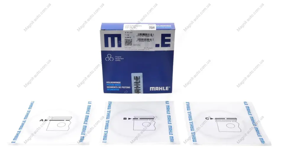 Кільця поршневі MAHLE / KNECHT 03055N2 (фото 1)