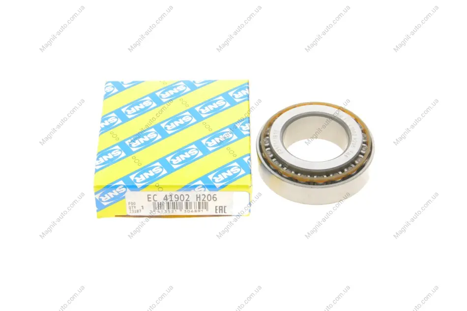 Підшипник КПП NISSAN/RENAULT X-Trail/Note/Quashqai/Tiida/Clio/Megane/Laguna "TL4 "03>> SNR NTN EC41902H206 (фото 1)