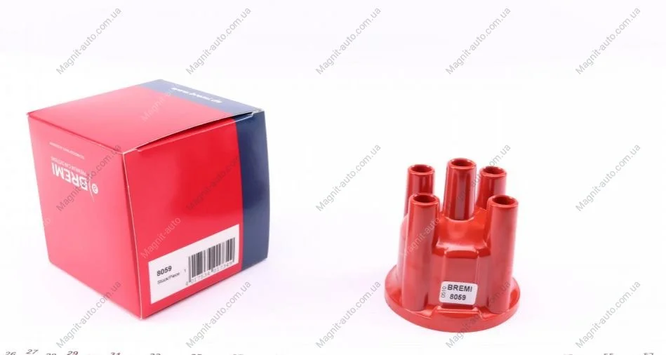 Крышка распределителя зажигания AUDI/BMW/VW 80/100/E30/Polo/Passat/Transporter >>"02 BREMI 8059 (фото 1)