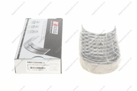 Вкладиші корінні комплект KING CITROEN/FIAT/IVECO/HONDA/HYUNDAI/LADA/PEUGEOT/SUZUKI King MB5129AM0.3