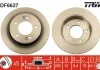 Диск гальмівний (1 шт.).) HYUNDAI/KIA Elantra/I30/Veloster/Ceed/Soul "R D=262mm "11>> TRW DF6627 (фото 1)
