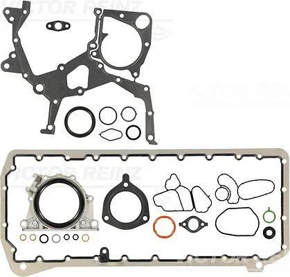 Комплект прокладок блок-картер двигуна BMW 3(E46),5(E60,E61),7(E65,E66),X3 3,0D 02- VICTOR REINZ 08-37313-02 (фото 1)