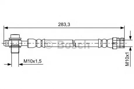 Тормозной шланг AUDI/SEAT/VW Q3/Alhambra/Passat/Tiguan''R'1,4-3,6''07>> BOSCH 1987481736