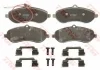 Тормозные колодки дисковые CITROEN/PEUGEOT/FIAT Jumpy/Scudo/Expert "1,6 "-ABS "07>> TRW GDB1718 (фото 2)