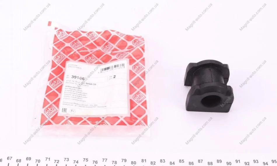 Втулка стабилизатора CITROEN/MITSUBISHI/PEUGEOT C4/Outlander/4007 "F D=21mm "06>> FEBI BILSTEIN 39166 (фото 1)