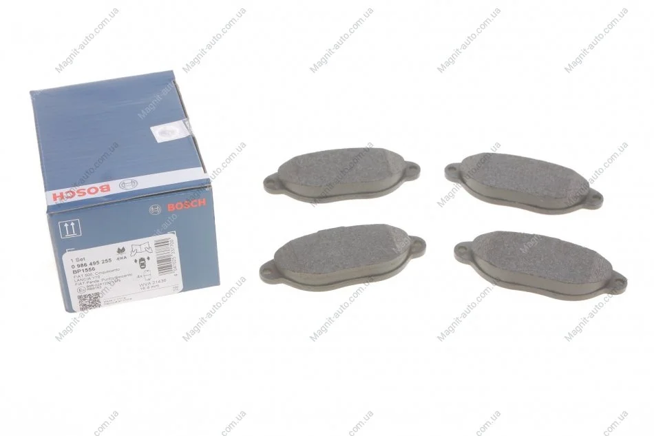 Гальмівні колодки дискові FIAT/FORD/LANCIA 500/Panda/Punto/Ka \'\'F \'\'07>> PR2 BOSCH 0986495255 (фото 1)