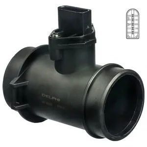 Расходомер воздуха MERCEDES C(W202)/CLK(W208)/E(W210)/Vito(W638)/Sprinter "93-03 Delphi AF10282-12B1 (фото 1)