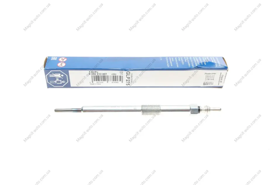 Свічка розжарювання DURATERM SSANGYONG Action/Kyron/Rexton \'\'2.0-2.7 \'\'05>> BOSCH 0250213007 (фото 1)