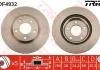 Диск гальмівний (1 шт.).) CITROEN/MITSUBISHI/PEUGEOT C4/ASX/4008 "F D=294mm "12>> TRW DF4932 (фото 1)
