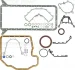 Комплект прокладок блока картера двигателя BMW 5(E34,E39),7(E32,E38) 3,0-4,0 92-03 VICTOR REINZ 08-31828-01 (фото 1)
