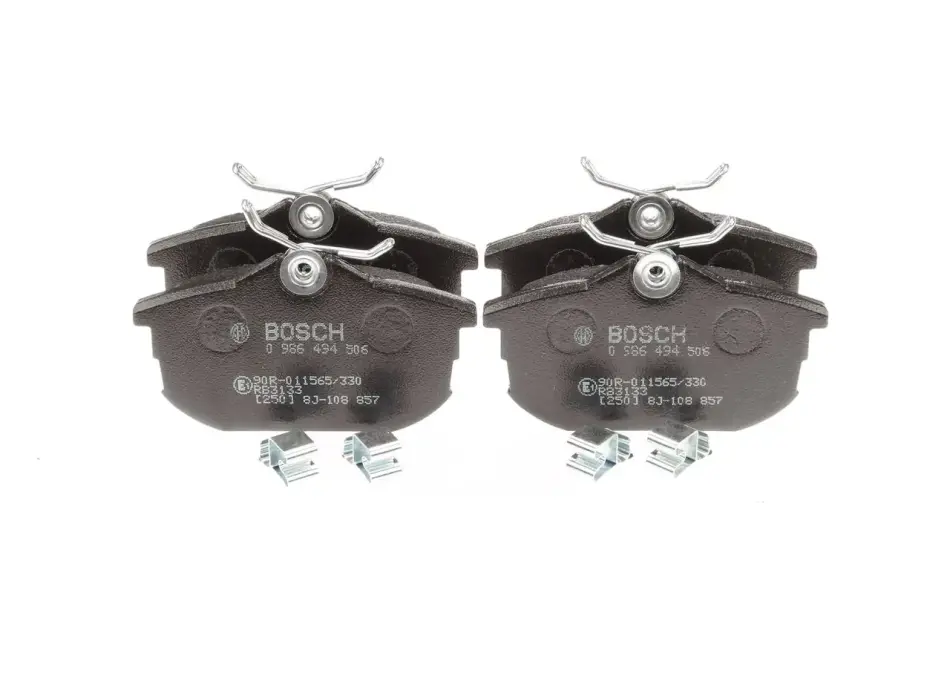 Гальмівні колодки MITSUBISHI/VOLVO Lancer/S40/V40 \'\'R \'\'1.6-2.0 \'\'90-04 BOSCH 0986494506 (фото 1)