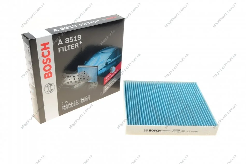 Фільтр салона з актив.вуг.+ LEXUS/NISSAN GS, IS 2013-/Almera N16, Primera P12 BOSCH 0986628519 (фото 1)