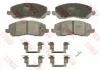 Тормозные колодки дисковые DODGE/JEEP/MITSUBISHI Caliber/Patriot/ASX "F "06>> TRW GDB4141 (фото 2)