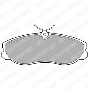 Тормозные колодки дисковые FORD/NISSAN Maverick/Serena/Terrano II/Vanette "F Delphi LP847