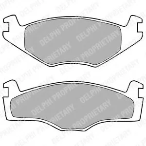 Гальмівні колодки дискові SEAT/VW Cordoba/Ibiza/Golf/Jetta/Passat "F "83-02 Delphi LP420 (фото 1)