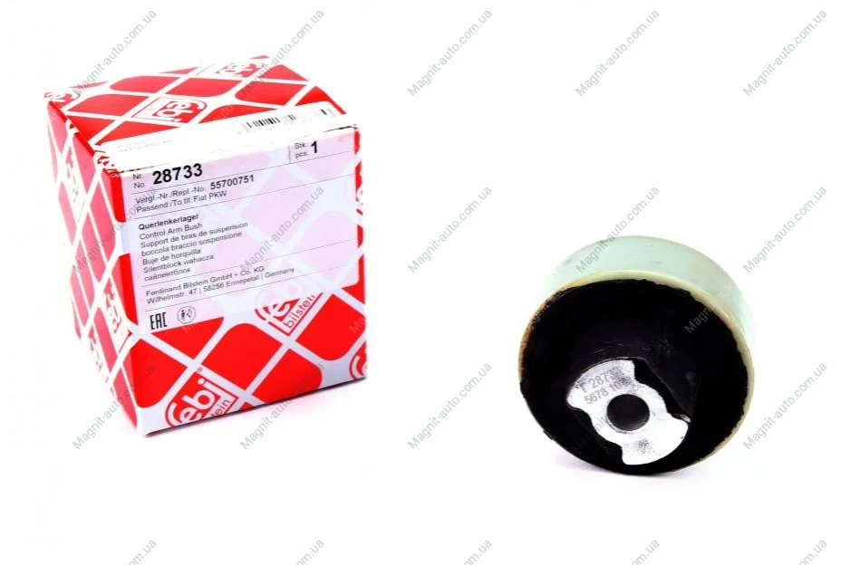 Сайлентблок ALFAROMEO/CITROEN/FIAT/PEUGEOT Mito/Nemo/Punto/Bipper "F "08>> FEBI BILSTEIN 28733 (фото 1)