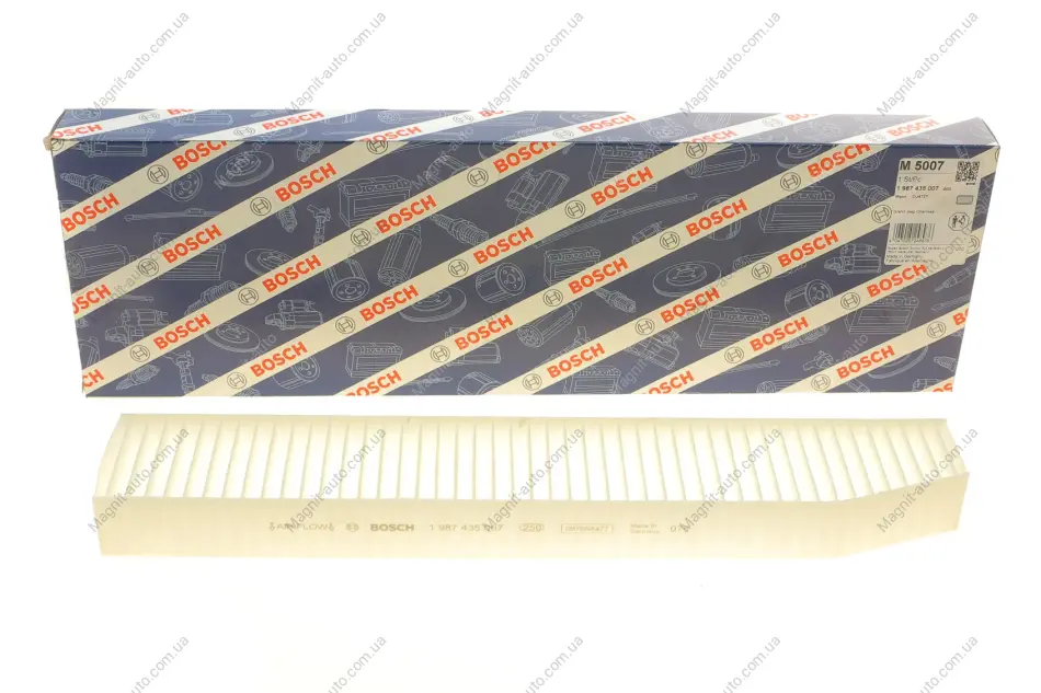 Повітряний фільтр салону 5007 Jeep Cherokee 2001-08, Grand Cherokee 1999- BOSCH 1987435007 (фото 1)