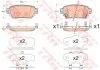 Гальмівні колодки дискові NISSAN/RENAULT Qashqai/X-Trail/Kadjar "R "13>> TRW GDB3617 (фото 1)