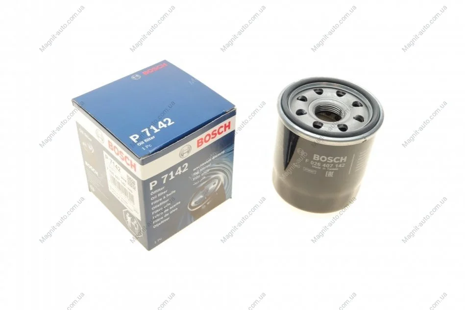 Масляный фильтр HYUNDAI/KIA/ i10/+i20/Picanto/Ceed ''1,0-1,4''10>> BOSCH F026407142 (фото 1)