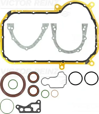 Комплект прокладок блок-картер двигуна AUDI/VW A4,A6,Passat 1,8T 95-05 VICTOR REINZ 08-31956-01 (фото 1)