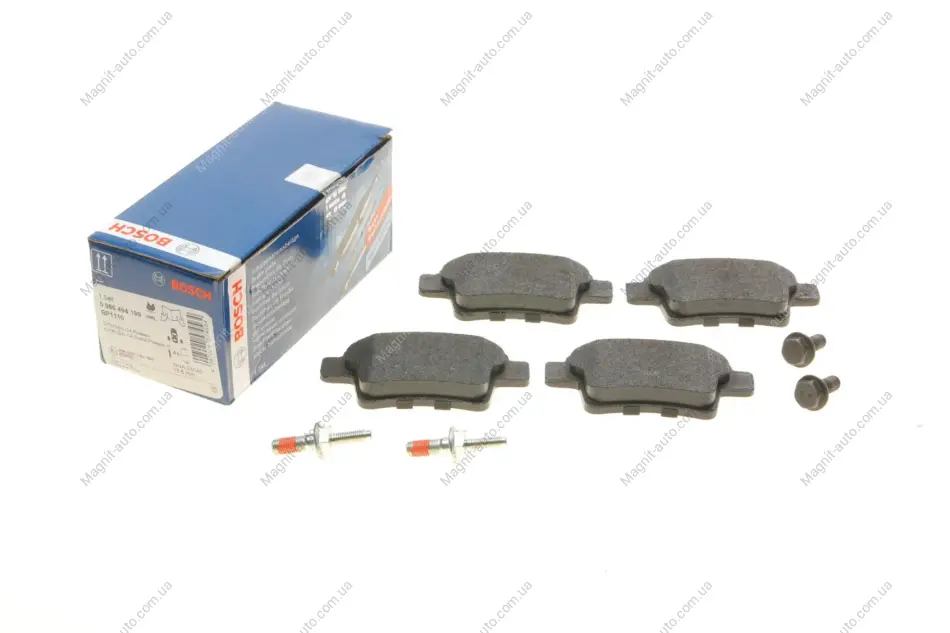 Тормозные колодки Citroen C4 Picasso, Grand Picasso 2007-2015 Rear BOSCH 0986494199 (фото 1)