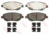 Тормозные колодки дисковые TOYOTA Avensis/Verso "F (->201011) "08>> TRW GDB3511 (фото 2)