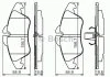 Гальмівні колодки дискові MERCEDES/VW Sprinter/Vito(638)/LT \'\'F BOSCH 0986494504 (фото 1)