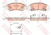 Тормозные колодки дисковые HYUNDAI/SUZUKI I10/SX4/Vitara "F "13>> TRW GDB3618 (фото 1)