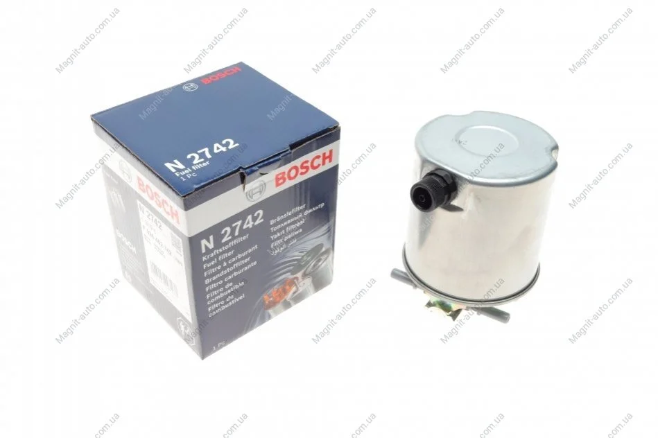 Топливный фильтр диз NISSAN/RENAULT Qashqai/X-Trail/Kadjar/Rogue BOSCH F026402742 (фото 1)