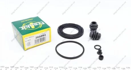 Ремкомплект гальмівного супорту NISSAN-DATSUN QUASHQAI, X-TRAIL FRENKIT 260052