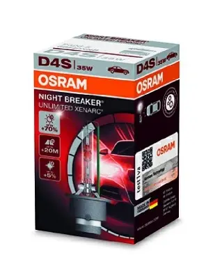 ЛАМПА D4S 35W P32D-5 4X1 FS XENARC XNB NIGHT BREAKER UNLIMITED OSRAM 66440XNB (фото 1)