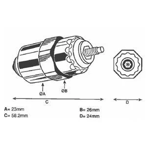 Електромагнітний клапан CITROEN/FIAT/FORD/OPEL/PEUGEOT/RENAULT Delphi 9108-073A