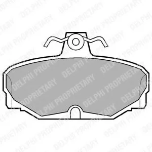 Тормозные колодки дисковые FORD Scorpio/Escort/Sierra "R 82-95 Delphi LP507