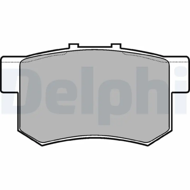 Тормозные колодки дисковые HONDA Accord/Legend/Prelude "91-99 Delphi LP948 (фото 1)