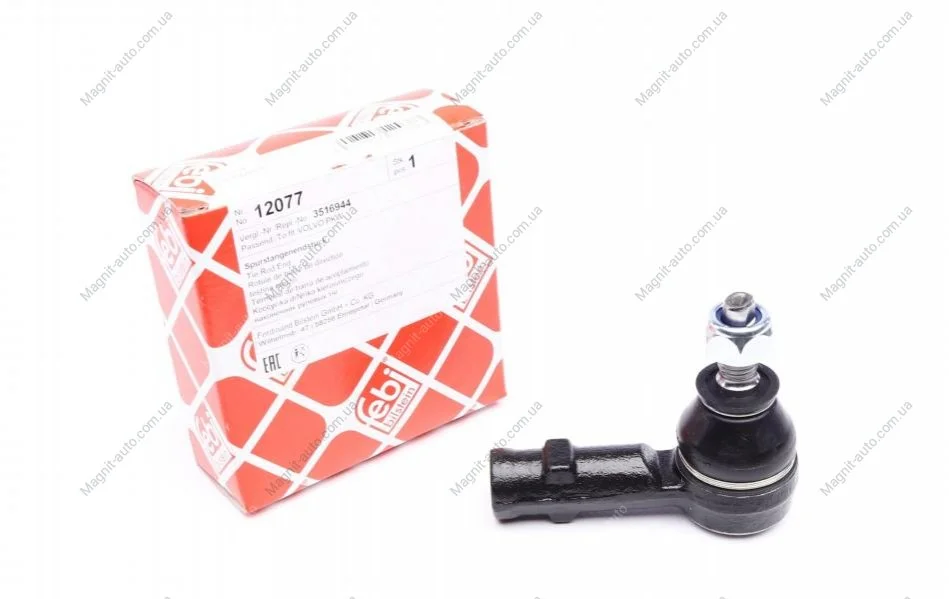 Наконечник рулевой тяги Volvo 740 / Volvo 240 / Volvo 940 FEBI BILSTEIN 12077 (фото 1)