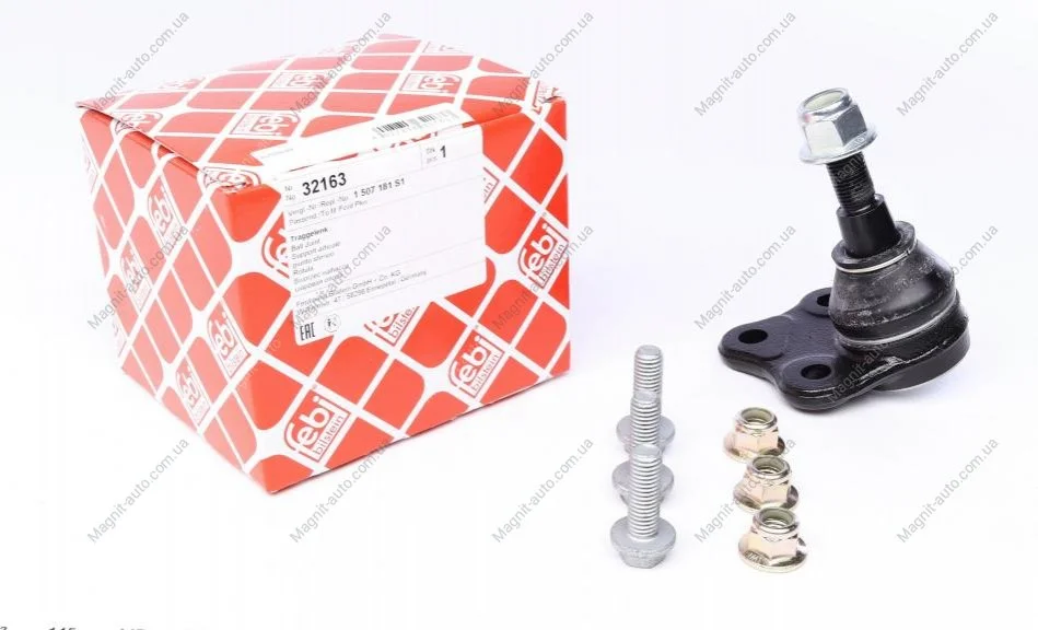 Шаровая опора FORD/VOLVO Galaxy/Mondeo/S-MAX/S60/V70 "06>> FEBI BILSTEIN 32163 (фото 1)